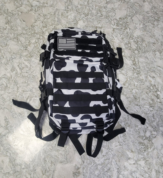 Tactical Backpack L-w/drink holder-cow
